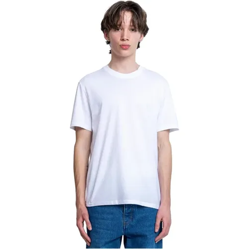 Herz-T-Shirt in Weiß Ami Paris - Ami Paris - Modalova