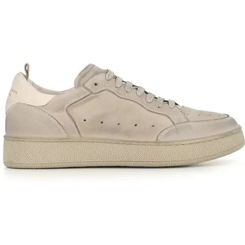 Hellgraue Wildleder-Sneakers , Damen, Größe: 38 EU - Officine Creative - Modalova