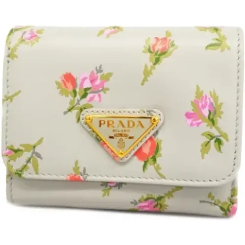 Pre-owned Leather wallets , female, Sizes: ONE SIZE - Prada Vintage - Modalova