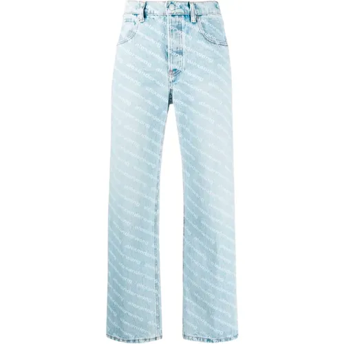 Monogram Bootcut Jeans , Damen, Größe: W26 - alexander wang - Modalova