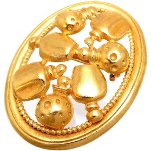 Pre-owned Metal brooches , female, Sizes: ONE SIZE - Dior Vintage - Modalova