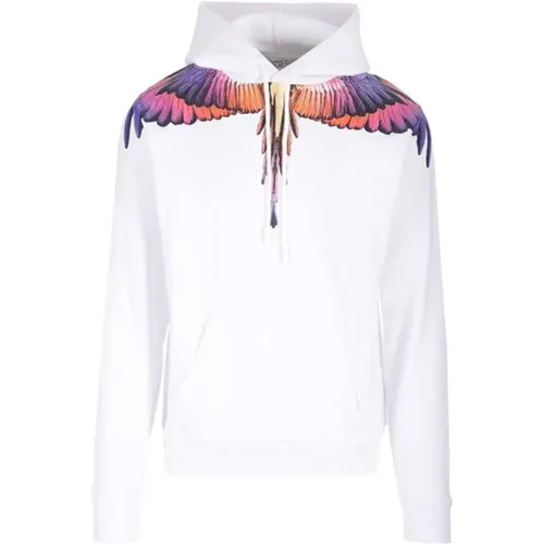Weiße Sweaters mit Icon Wings , Herren, Größe: XL - Marcelo Burlon - Modalova
