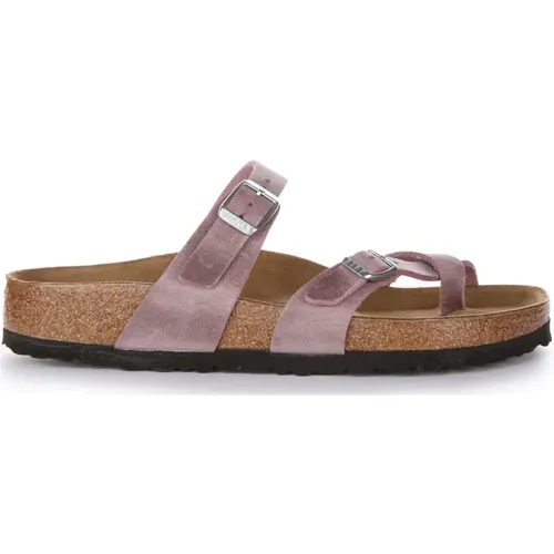 Lavender Oiled Leather Sandal for Women , female, Sizes: 5 UK - Birkenstock - Modalova