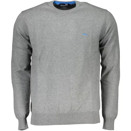 Herren Langarm Grauer Pullover - Harmont & Blaine - Modalova