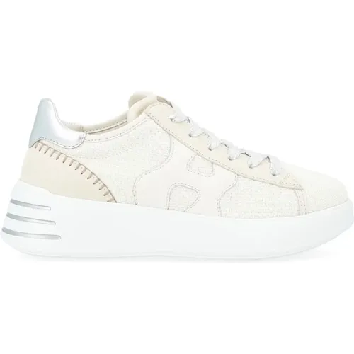 Rebel White and Sneakers , female, Sizes: 6 1/2 UK, 7 UK, 6 UK, 8 UK - Hogan - Modalova