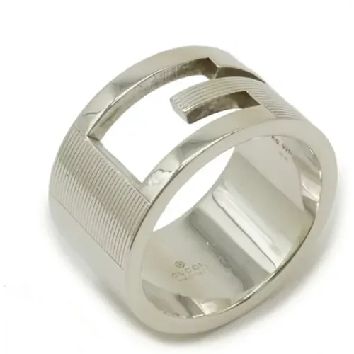 Pre-owned Silver rings , female, Sizes: ONE SIZE - Gucci Vintage - Modalova