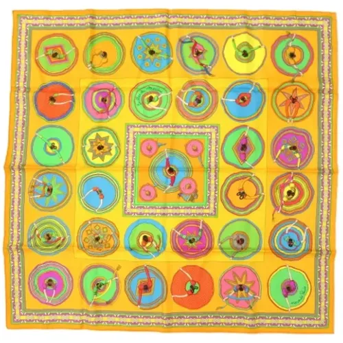 Pre-owned Silk scarves , female, Sizes: ONE SIZE - Hermès Vintage - Modalova