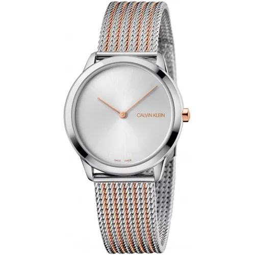 Minimal Bicolor Men`s Watch , male, Sizes: ONE SIZE - Calvin Klein - Modalova