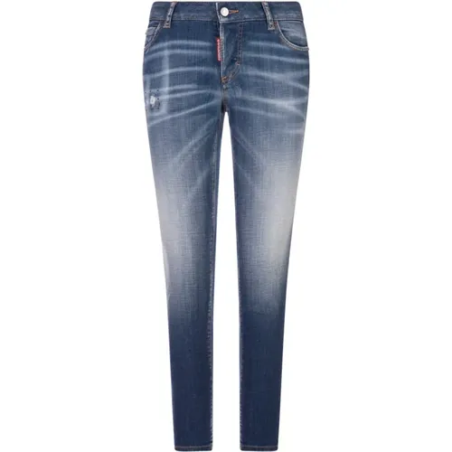 Skinny Jeans with Unique Details , female, Sizes: 2XS, S, XS, 3XS - Dsquared2 - Modalova