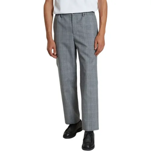 Grey Prince of Wales Check Chinos , male, Sizes: S, M, XS - L'Exception Paris - Modalova