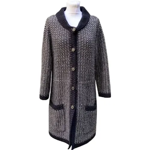 Pre-owned Cashmere outerwear , female, Sizes: XL - Chanel Vintage - Modalova