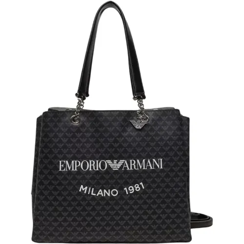 Stylish Shopping Bag , female, Sizes: ONE SIZE - Emporio Armani - Modalova