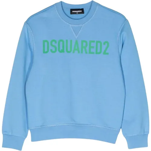 Blauer Logo Print Pullover - Dsquared2 - Modalova