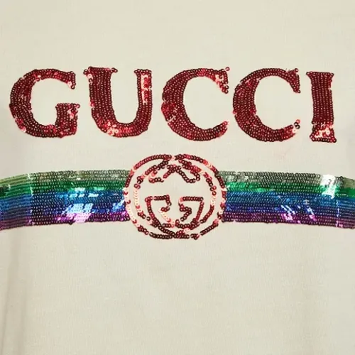 Pre-owned Cotton tops , female, Sizes: L - Gucci Vintage - Modalova