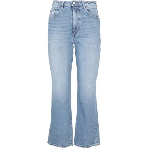 Komfort Flared Fit Jeans , Damen, Größe: W29 - Icon Denim - Modalova