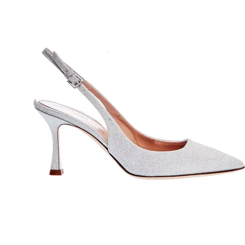 Women Shoes Pumps Argento Noos , female, Sizes: 4 UK, 3 1/2 UK - Ninalilou - Modalova