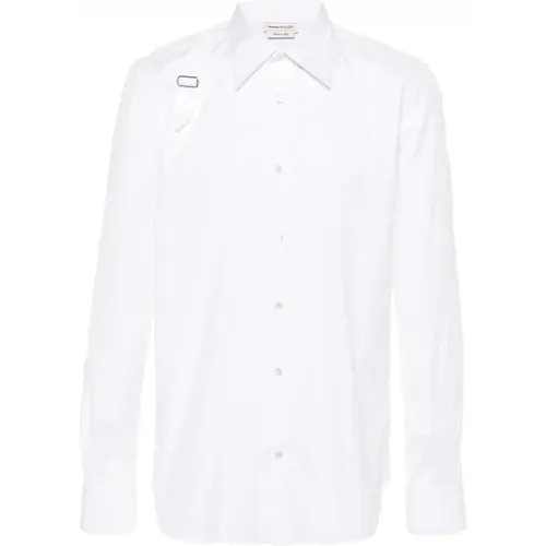 Poplin Stretch Harness Shirt in , male, Sizes: M, L, XL - alexander mcqueen - Modalova