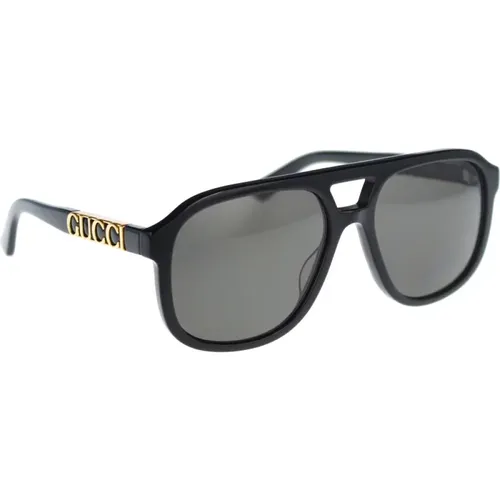 Polarisierte stilvolle Sonnenbrille für Männer , Herren, Größe: 58 MM - Gucci - Modalova