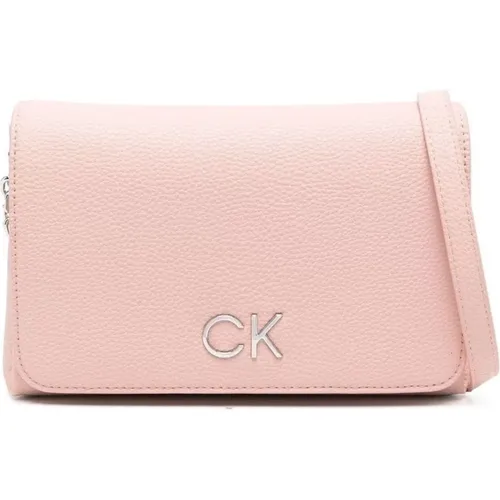 Shoulder Bag with Re-Lock Flap , female, Sizes: ONE SIZE - Calvin Klein - Modalova