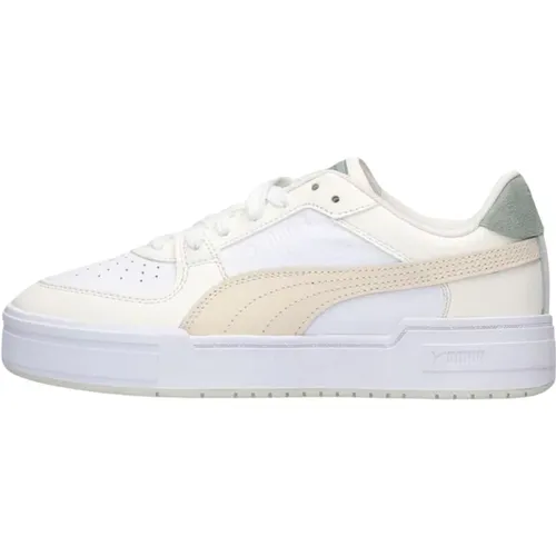 Weiße Damen Low Top Sneakers , Damen, Größe: 35 1/2 EU - Puma - Modalova