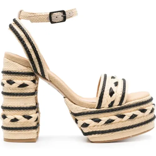 Sandals with Braid Detailing , female, Sizes: 4 UK - Castañer - Modalova