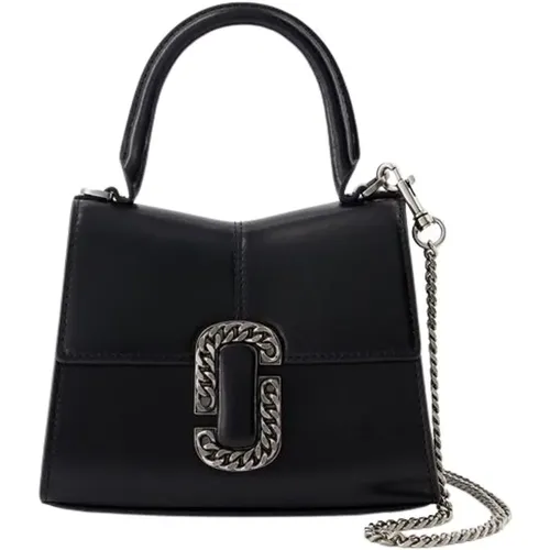 Mini Top Handle Bag in Leather , female, Sizes: ONE SIZE - Marc Jacobs - Modalova