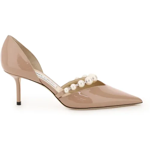 Crystal Embellished Patent Leather Pumps , female, Sizes: 6 UK, 3 UK, 4 UK, 5 UK, 8 UK, 7 UK - Jimmy Choo - Modalova