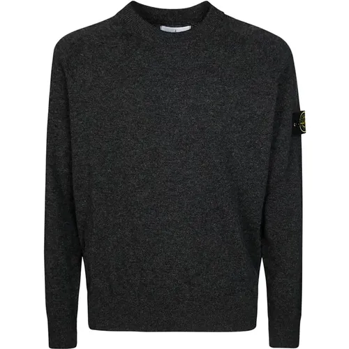 Ribbed Crew Neck Sweater , male, Sizes: 2XL, L, M, XL - Stone Island - Modalova