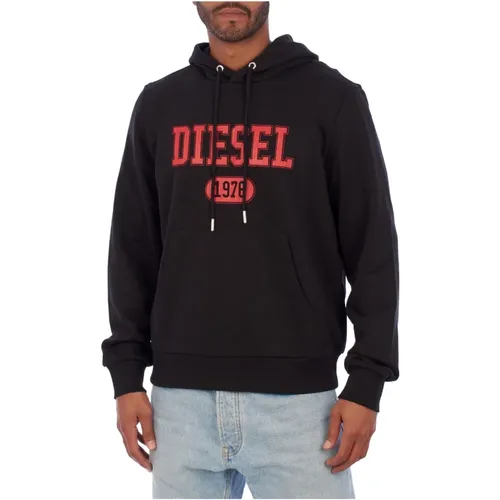 Urban Kapuzenpullover , Herren, Größe: L - Diesel - Modalova