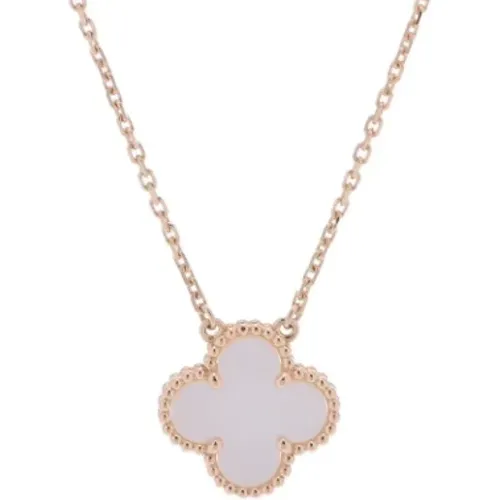 Pre-owned Gold necklaces , female, Sizes: ONE SIZE - Van Cleef & Arpels Pre-owned - Modalova