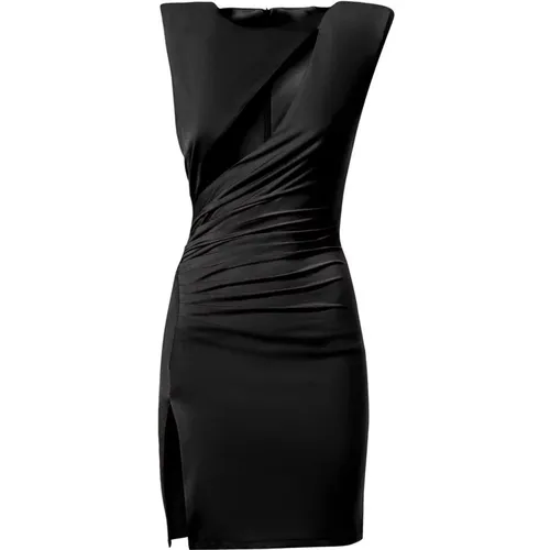 One-Shoulder Draped Mini Dress , female, Sizes: XS, 2XS - MVP wardrobe - Modalova