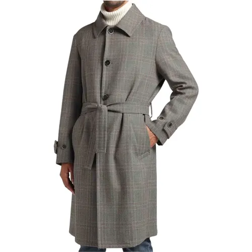 Stylish Belted Winter Coat Upgrade , male, Sizes: XL, L - Barena Venezia - Modalova