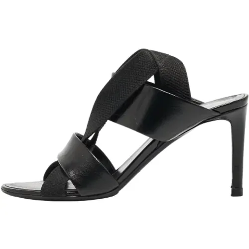 Pre-owned Leather sandals , female, Sizes: 3 UK - Balenciaga Vintage - Modalova