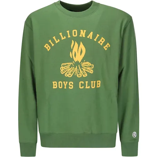 Campfire Crewneck Sweatshirt , male, Sizes: S - Billionaire Boys Club - Modalova