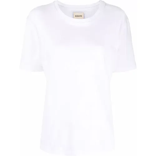 Short Sleeve T-Shirt , female, Sizes: S, M - Khaite - Modalova