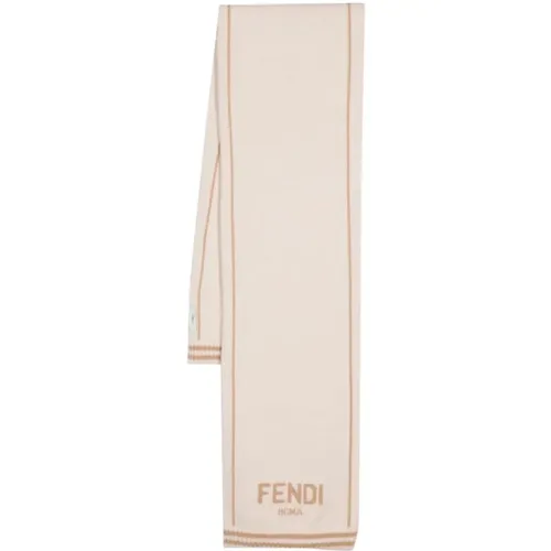 Roma Linen Scarf Fendi - Fendi - Modalova