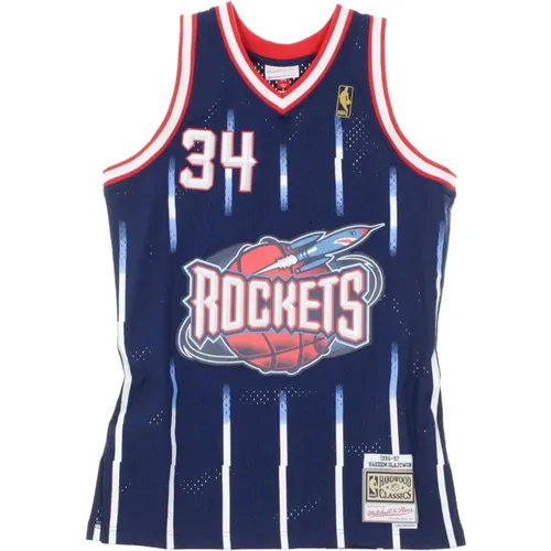 Vintage NBA Swingman Jersey Hakeem Olajuwon , Herren, Größe: L - Mitchell & Ness - Modalova