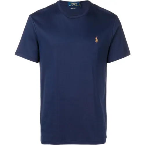 Modernes Custom Slim Fit T-Shirt , Herren, Größe: XL - Ralph Lauren - Modalova