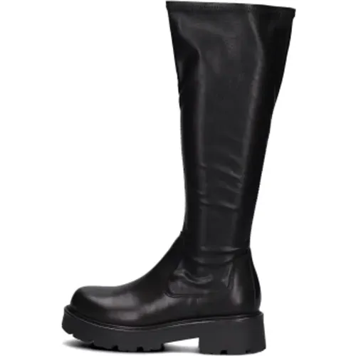 Schwarze Leder Kniehohe Stiefel Cosmo 2.1 , Damen, Größe: 40 EU - Vagabond Shoemakers - Modalova