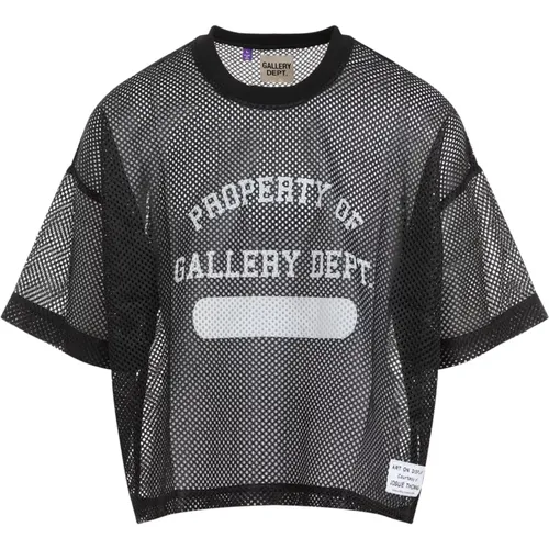 Schwarzes T-Shirt für Männer Aw24 - Gallery Dept. - Modalova