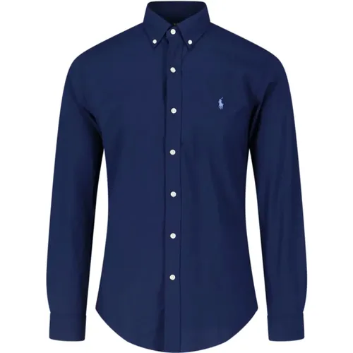 Logo Polo Shirt Slim-Fit Button-Down - Ralph Lauren - Modalova