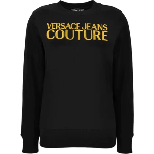 Pullover,Schwarzer Pullover mit ***cv - Versace Jeans Couture - Modalova