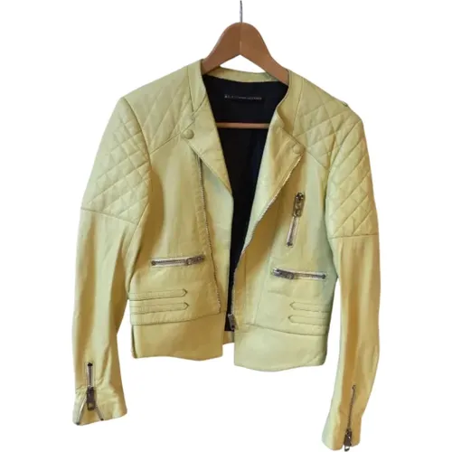 Pre-owned Leather outerwear , female, Sizes: XS - Balenciaga Vintage - Modalova