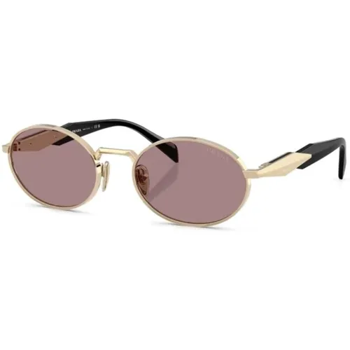 PR 65Zs Zvn20I Sunglasses , female, Sizes: 55 MM - Prada - Modalova