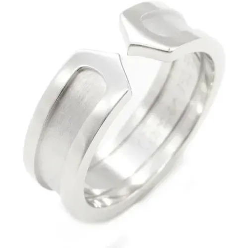 Pre-owned White Gold rings , female, Sizes: ONE SIZE - Cartier Vintage - Modalova