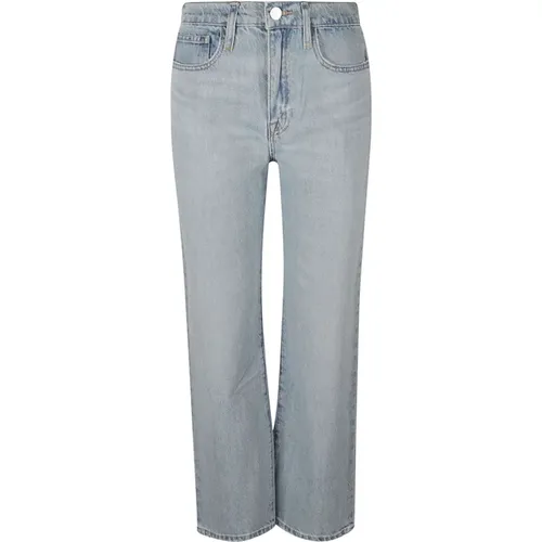 Straight Jeans , female, Sizes: W31, W29, W27, W30, W26 - Frame - Modalova