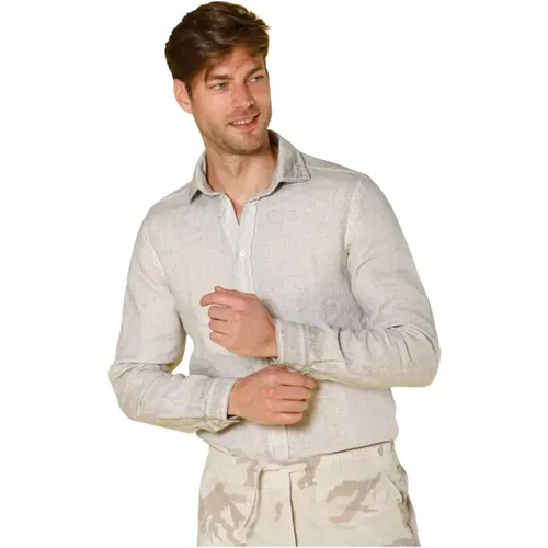 Herren Leinenhemd Torino Regular Fit - Mason's - Modalova