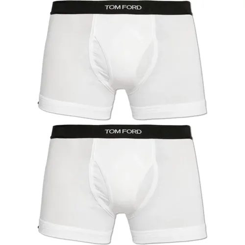 Zweierpack Boxershorts mit Logo , Herren, Größe: M - Tom Ford - Modalova