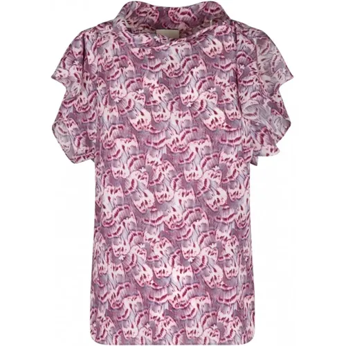 Mauve Valency Top , Damen, Größe: 2XS - Isabel marant - Modalova