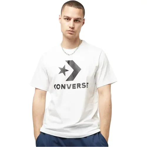 Logo Star Chev T-shirt , Herren, Größe: 2XS - Converse - Modalova